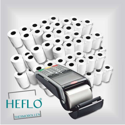 Heflo 57mm x 40mm mit Ec-Cash Lastschrift und Drcker